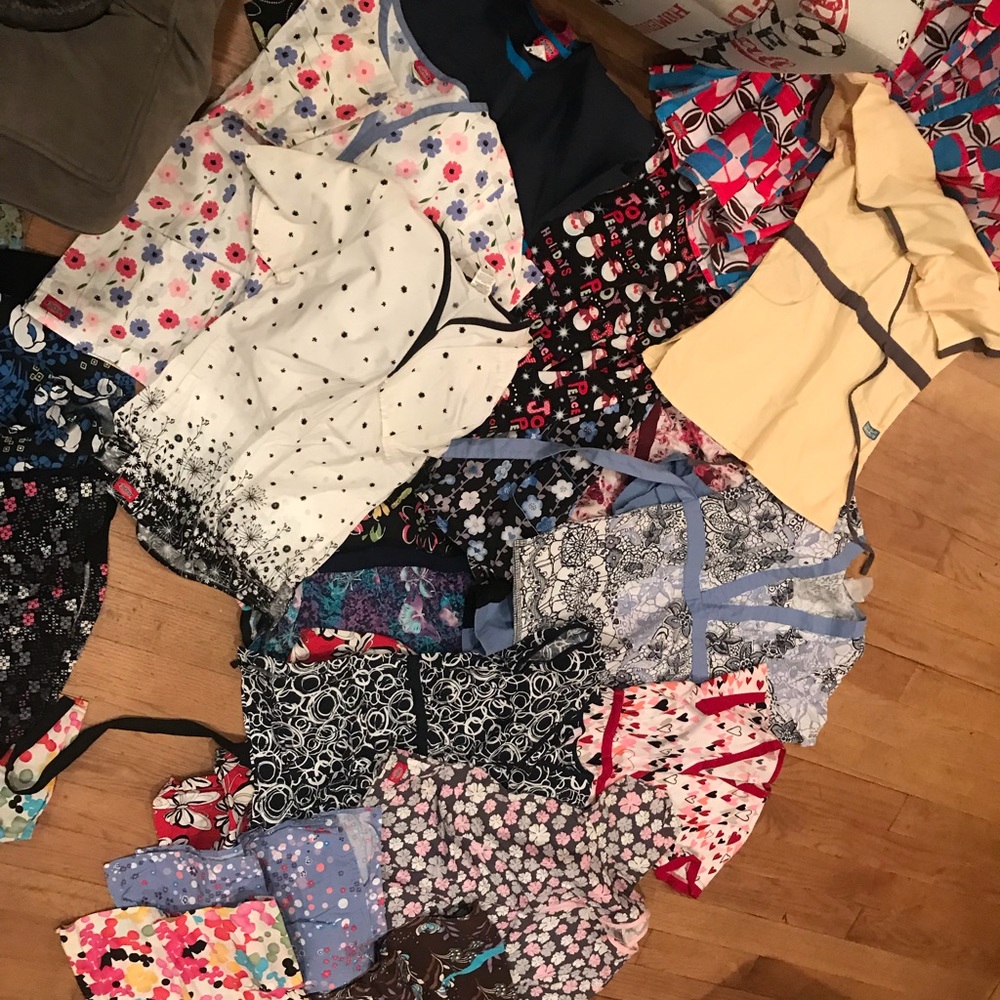 Scrub tops